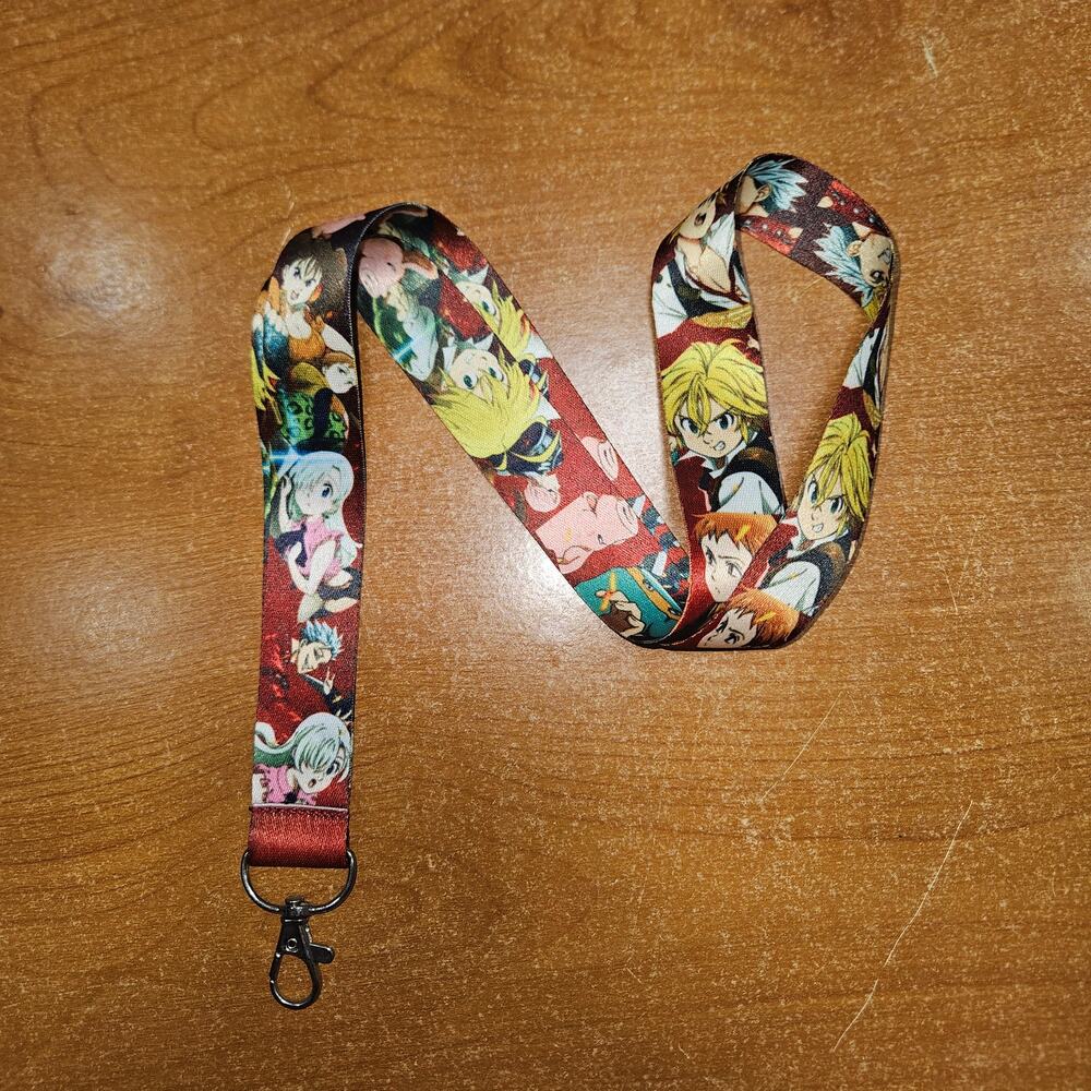 Seven Deadly Sins Lanyard Carry the Whole Holy Knights Crew Every Day